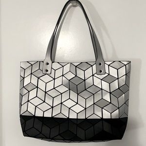 Unique geometric tote / purse